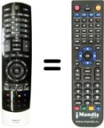 Télécommande équivalente Toshiba 40 TL 868