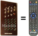 Télécommande équivalente 660.01.0101