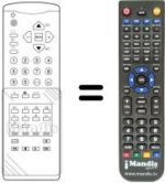 Télécommande équivalente 3F14-00037-040