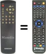 Télécommande équivalente 3F14-00037-041