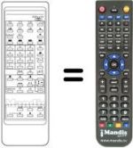 Télécommande équivalente JXHK