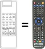 Replacement remote control 5652 09 74