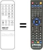 Télécommande équivalente 5702-B 2065 E-00