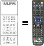 Télécommande équivalente TELECONTROL 2102