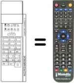 Télécommande équivalente 583.526