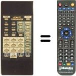 Télécommande équivalente SR 960 ST-P