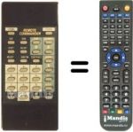Replacement remote control 6011