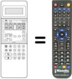 Télécommande équivalente A09802
