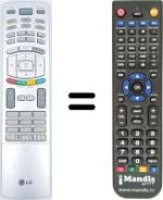 Télécommande équivalente LG RZ-42PX10