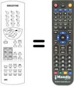 Télécommande équivalente 6900
