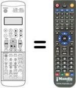 Télécommande équivalente 69099-625-703