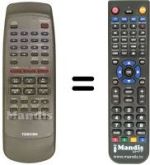 Replacement remote control VT-71