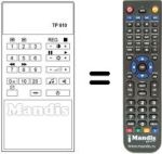 Replacement remote control TP 610