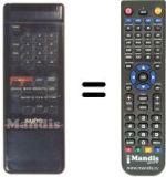 Télécommande équivalente Sanyo VHR-3400 I
