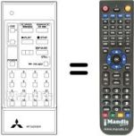 Télécommande équivalente 939P-15402