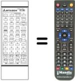 Télécommande équivalente 939P-212010