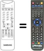 Télécommande équivalente 10083 T