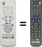 Télécommande équivalente AA59-00346A