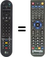 Télécommande équivalente LG 23 LC 1RB