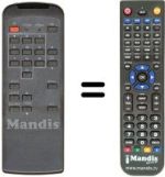 Replacement remote control SRT 150