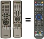 Télécommande équivalente Samsung LW 40A23W