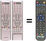 Télécommande équivalente Samsung PS-42P3S