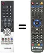 Télécommande équivalente Samsung SYNCMASTER 932 MP
