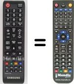 Replacement remote control Samsung PS 50B430