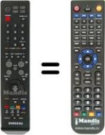 Replacement remote control Samsung PS 50Q7HDX