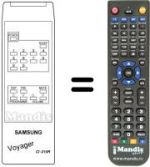 Télécommande équivalente CI-210 R