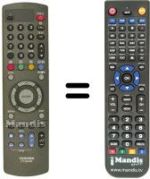 Télécommande équivalente CT-90002