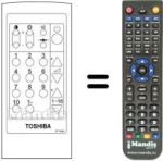 Replacement remote control CT-9184