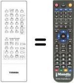 Replacement remote control CT-9296
