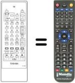 Replacement remote control CT-9385