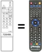 Replacement remote control CT-9432
