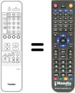 Télécommande équivalente CT-9511