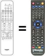 Télécommande équivalente CT-9626