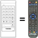Télécommande équivalente CT-996