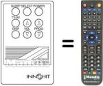 Télécommande équivalente CTV-1000