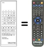 Télécommande équivalente DIGI SYSTEM 6510