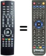 Télécommande équivalente Denver DMB 111 HDP01