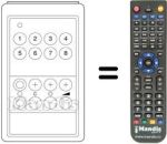 Télécommande équivalente FB 408