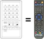 Replacement remote control FB 516