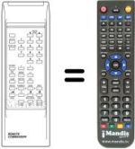 Replacement remote control FT 1040 A / TEXT