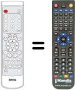 Télécommande équivalente Benq Q 150