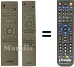 Télécommande équivalente HTDL 100