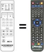Télécommande équivalente IMC 10