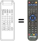 Télécommande équivalente IR 5514