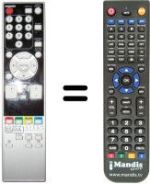 Télécommande équivalente Funai LCD-C2726