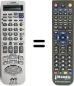 Télécommande équivalente JVC HR-S9700